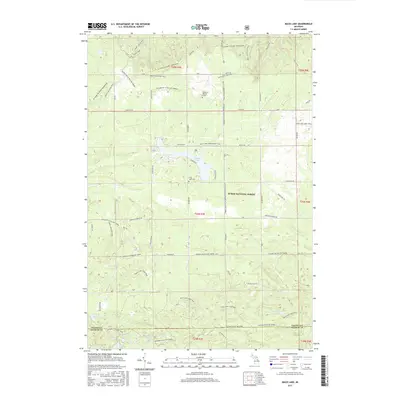 2017 Map of Mack Lake, 2017 Print