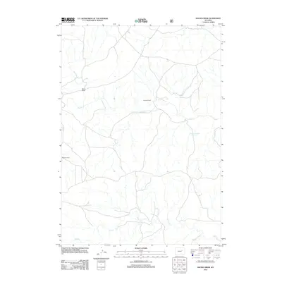 2012 Map of Macken Draw, 2012 Print