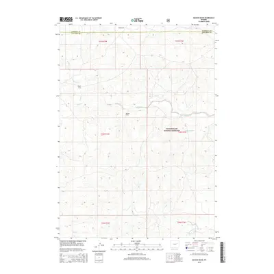 2015 Map of Macken Draw, 2015 Print
