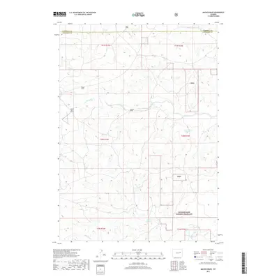 2017 Map of Macken Draw, 2017 Print