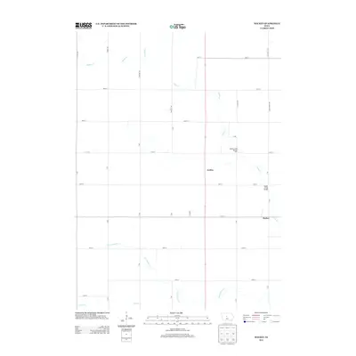 2013 Map of Mackey, 2013 Print