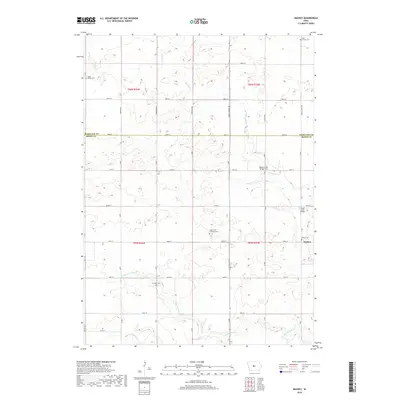 2018 Map of Mackey, 2018 Print