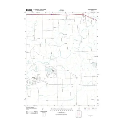 2012 Map of Mackinaw, 2012 Print