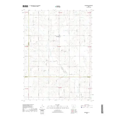 2018 Map of Macksburg, 2018 Print