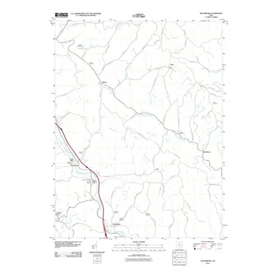 2010 Map of Macksburg, 2010 Print