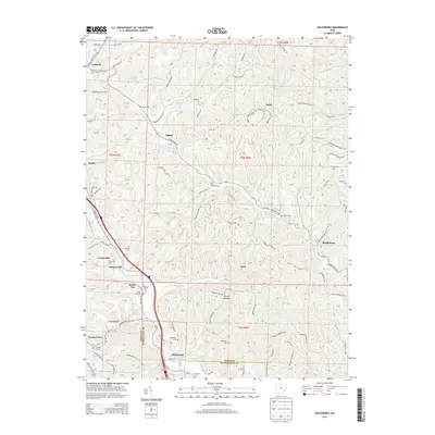 2013 Map of Macksburg, 2013 Print