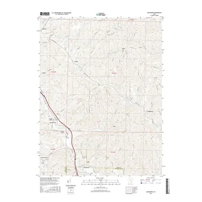 2016 Map of Macksburg, 2016 Print