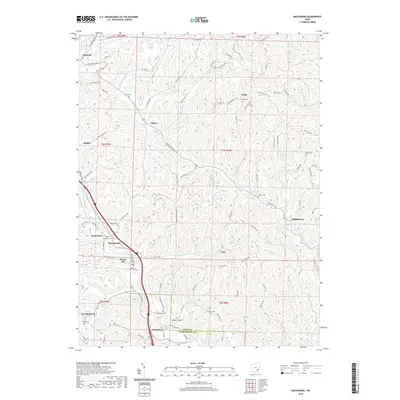 2019 Map of Macksburg, 2019 Print