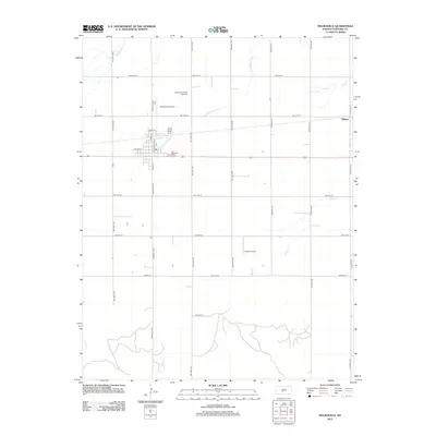 2012 Map of Macksville, 2012 Print