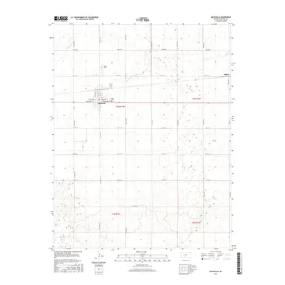 2015 Map of Macksville, 2015 Print