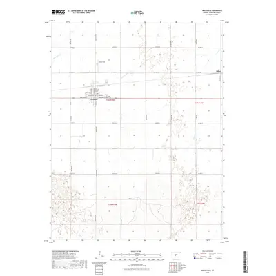 2018 Map of Macksville, 2018 Print