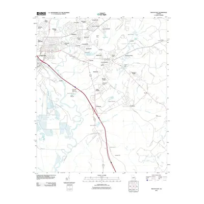 2011 Map of Macon East, 2011 Print