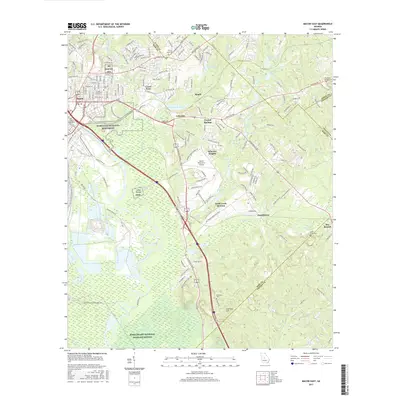 2017 Map of Macon East, 2017 Print