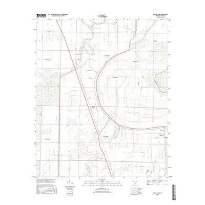2017 Map of Macon Lake, 2017 Print