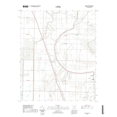 2020 Map of Macon Lake, 2020 Print
