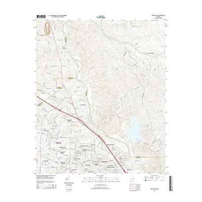 2014 Map of Macon NW, 2014 Print