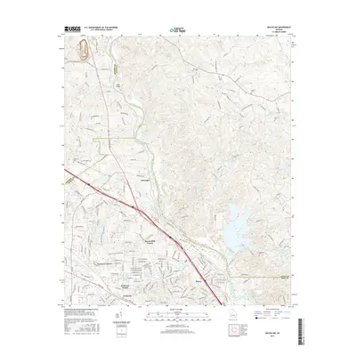 2017 Map of Macon NW, 2017 Print