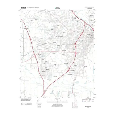 2011 Map of Macon West, 2011 Print