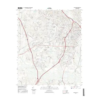 2017 Map of Macon West, 2017 Print