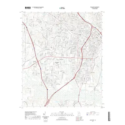 2020 Map of Macon West, 2020 Print