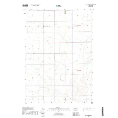 2017 Map of Macs Corner NE, 2017 Print
