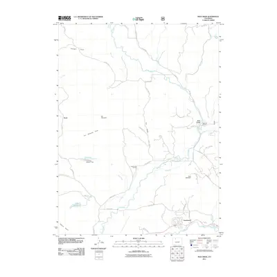 2011 Map of Mad Creek, 2011 Print