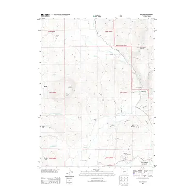 2013 Map of Mad Creek, 2013 Print
