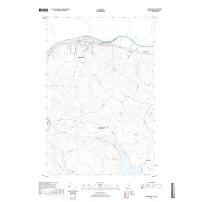 2018 Map of Madawaska, 2018 Print