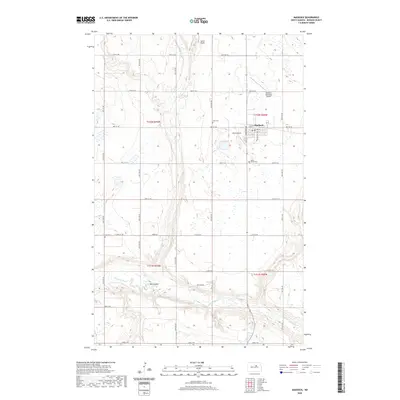 2020 Map of Maddock, 2020 Print