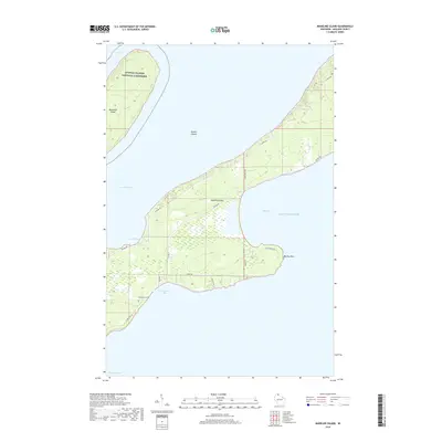 2018 Map of Madeline Island, 2018 Print