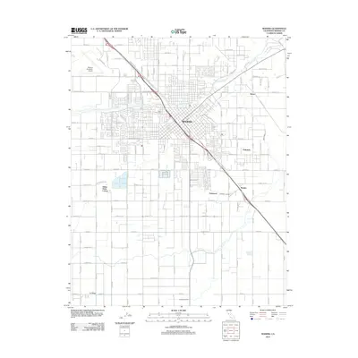 2012 Map of Madera, 2012 Print