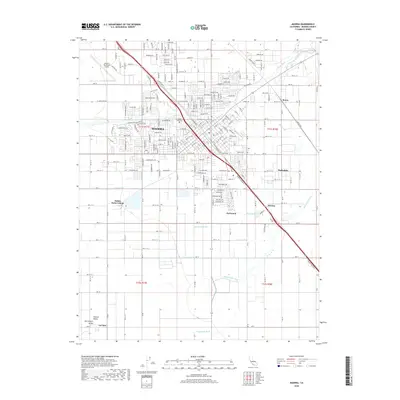 2018 Map of Madera, 2018 Print