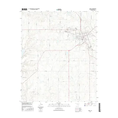 2016 Map of Madill, 2016 Print