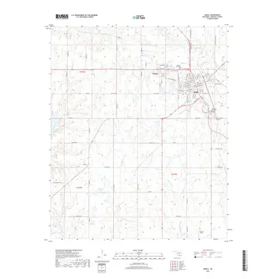 2018 Map of Madill, 2018 Print