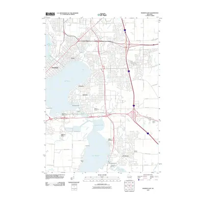 2010 Map of Madison East, 2010 Print