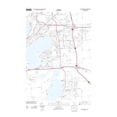 2013 Map of Madison East, 2013 Print