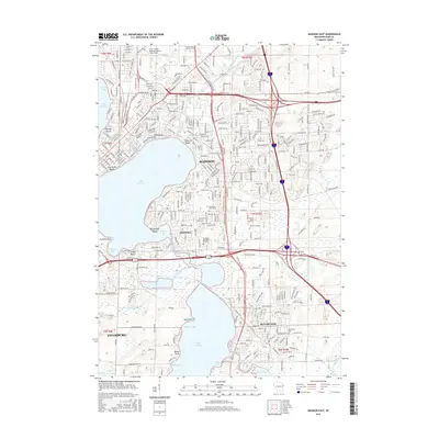 2016 Map of Madison East, 2016 Print