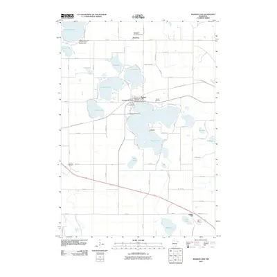 2010 Map of Madison Lake, 2010 Print