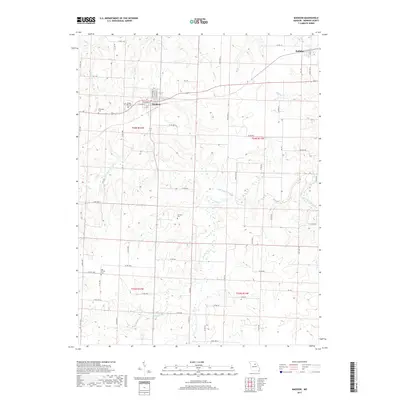 2017 Map of Madison, 2017 Print