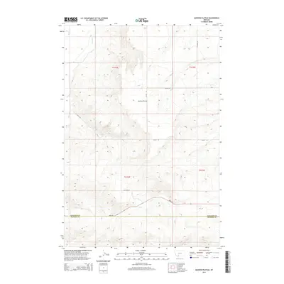 2014 Map of Madison Plateau, 2014 Print