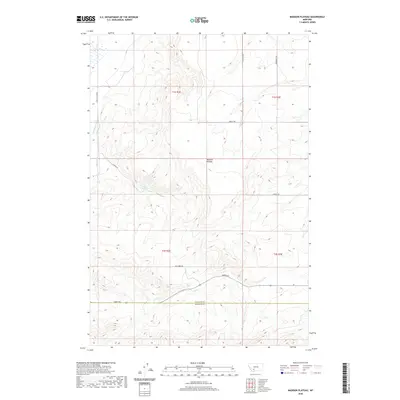 2020 Map of Madison Plateau, 2020 Print