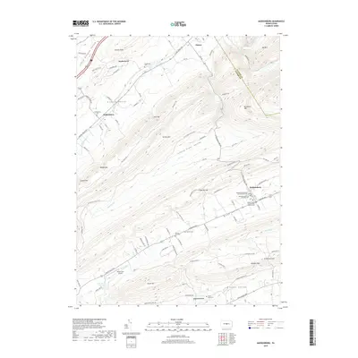 2019 Map of Madisonburg, 2019 Print