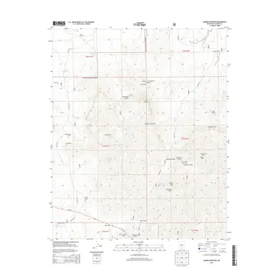 2013 Map of Madre Mountain, 2013 Print