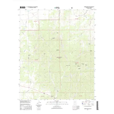 2017 Map of Madre Mountain, 2017 Print