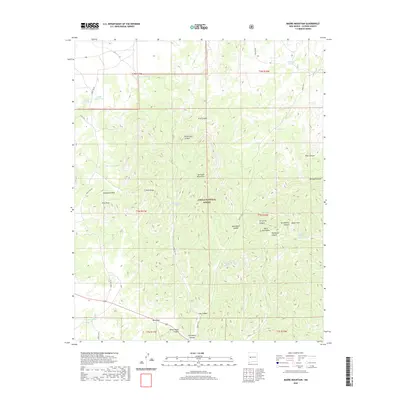 2020 Map of Madre Mountain, 2020 Print