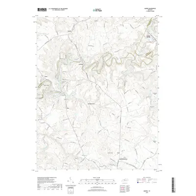 2019 Map of Madrid, 2019 Print