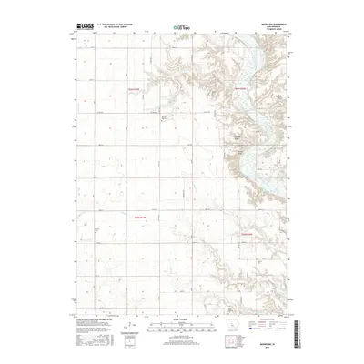 2015 Map of Madrid NW, 2015 Print