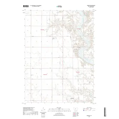 2018 Map of Madrid NW, 2018 Print
