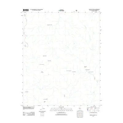2012 Map of Madulce Peak, 2012 Print