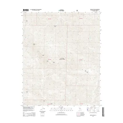 2015 Map of Madulce Peak, 2015 Print